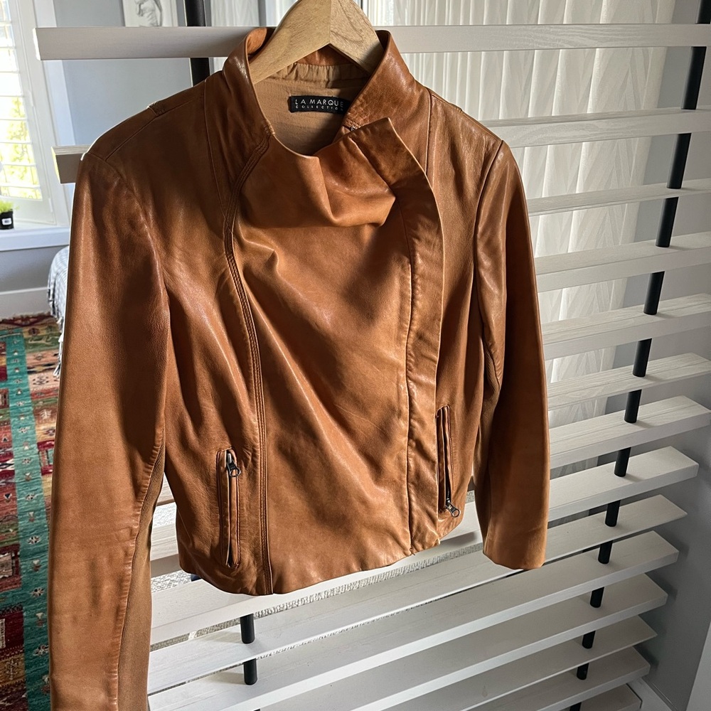 Banana Republic Women's Brown Leather Jacket